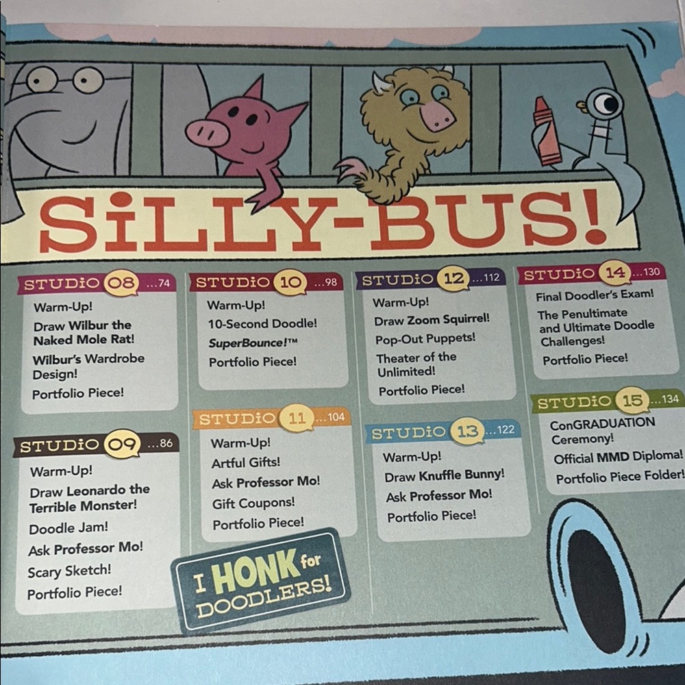 Doodling 101 Book by Mo Willems - Picture 5 of 9